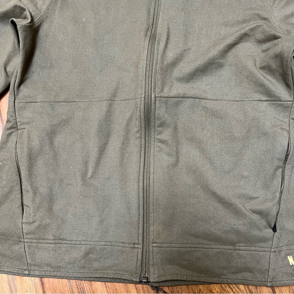 NOBULL Women’s Twill Zip Up Jacket Army Green Women's Size Large - Picture 11 of 12